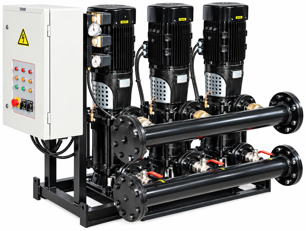 STAR POMPA 3xSD 50/3 Üç Pompalı Endüstriyel Paket Hidrofor