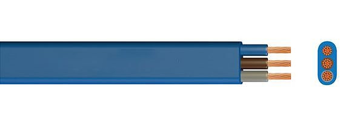 Yassı TTR Enerji Kablosu 3×1,5 mm²
